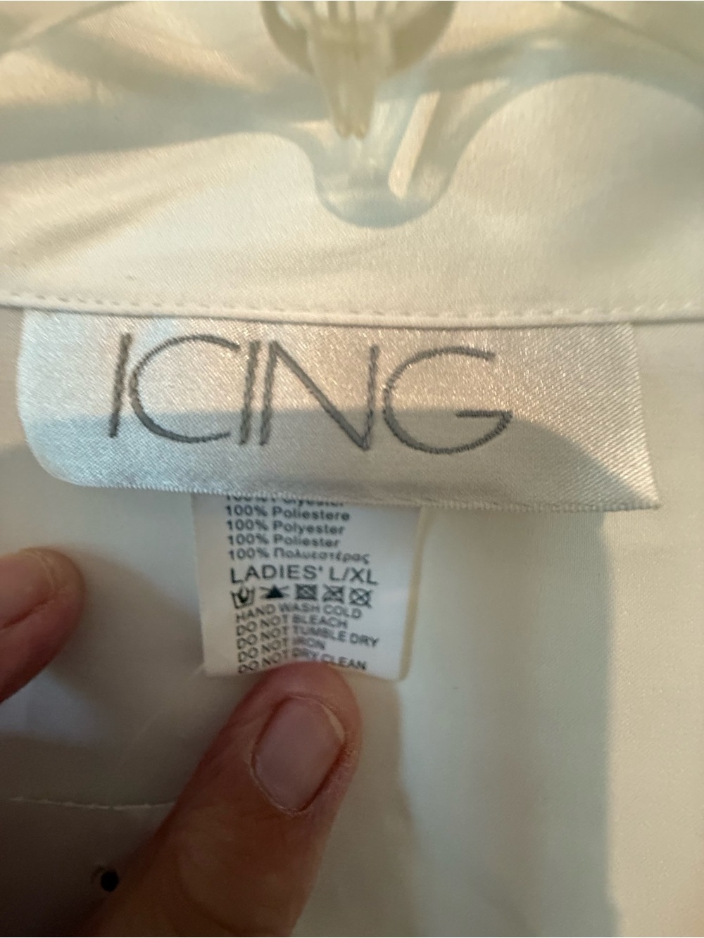 Icing White Satin 'Bride' Kimono Robe with Rhinestone Script - Picture 7 of 8